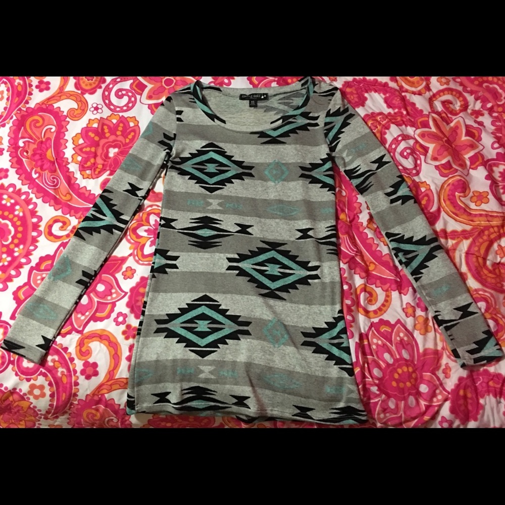 Long sleeve living dolls top